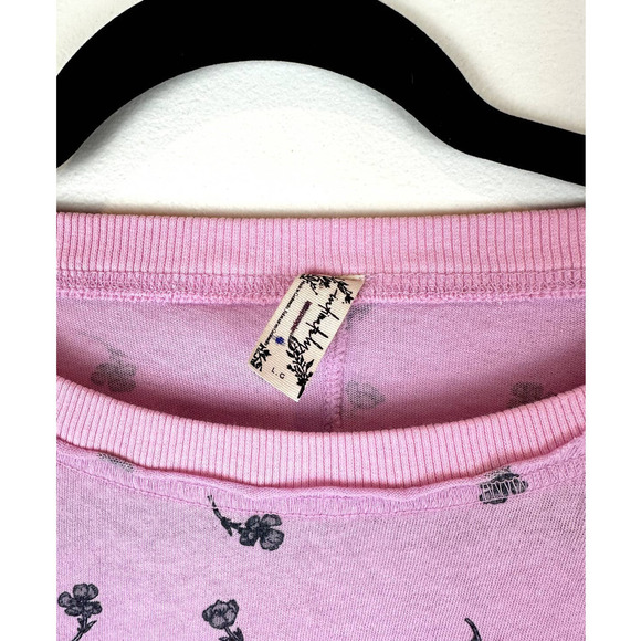 Gently Used Intimately Free People Lavender Twist-back Tee - Picture 3 of 7